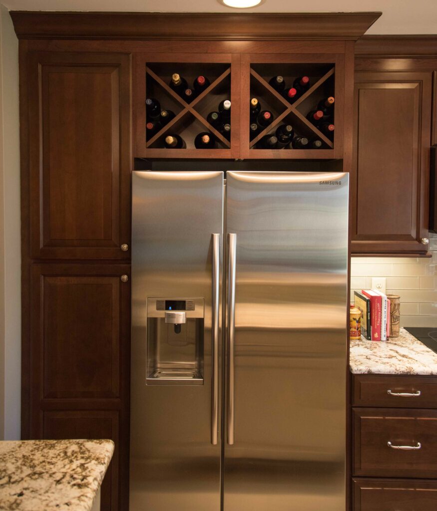 Wine Storage Above Refrigerator